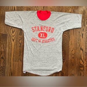 Men’s Vintage 90s Russell Athletic Stanford Dept. of Athletics Gym Double Shirt